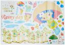 Amazon Brand - Solimo Wall Sticker for Kids Room (Rainy Shower Wall ), Ideal Size on Wall: 120 x 85 cm...