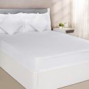 Amazon Brand - Solimo Waterproof Terry Cotton Mattress Protector, 78x60 inches, Queen Size (White)...