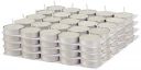 Amazon Brand - Solimo Wax Tealight Candles, 2-Hour Burn Time, Smokeless, No Residue (Set of 100, Unscented)...