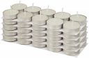 Amazon Brand - Solimo Wax Tealight Candles, 2-Hour Burn Time, Smokeless, No Residue (Set of 50, Unscented)...