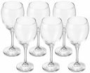 Amazon Brand - Solimo Wine Glass Set, 325ml, Set of 6, Transparent...