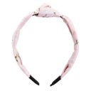Amazon Brand - Solimo Womens Hair Band, Pink Pattern...