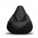 Amazon Brand - Solimo Xxl Bean Bag Filled With Beans (Black)(Faux Leather)...