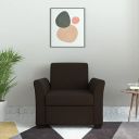 Amazon Brand - Solimo Zakros 1 Seater Sofa (Fabric, Chestnut Brown)...