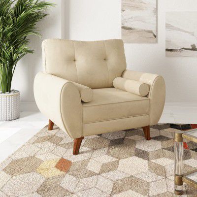 Stone & Beam Abingdon Fabric Accent/Lounge Chair (Beige)