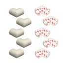 Amazon Brand - Supples Baby Proofing Pre-Taped Corner Guards IS9873 Standards| Pack of 10 (White)...