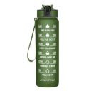Amazon Brand - Symactive 1 Litre Plastic Water Bottle with Sipper, (Green)...