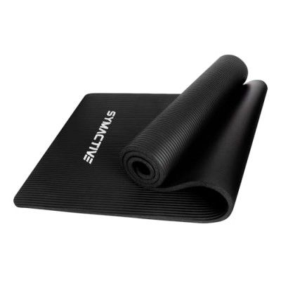 Amazon Brand - Symactive 10mm Extra Thick NBR Yoga Mat