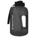 Amazon Brand - Symactive 2 Litre Plastic Gallon Water Bottle for Gym with Handle | Leak-Resistant | Sipper Top | (Black, 2000 ML)...