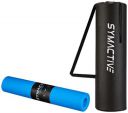 Amazon Brand - Symactive 4mm Anti-Skid Lightweight Water/Dirt Proof LDPE Yoga Mat with Carry Bag (Blue)...