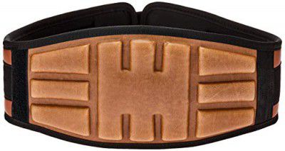 Amazon Brand - Symactive Embossed Weightlifting Gym Belt, Small
