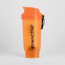 Amazon Brand - Symactive Leakproof Unbreakable Gym Protein Shaker Bottle (Color: Orange, 600 ml)...