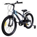 Amazon Brand - Symactive Mini Wonder, 20T Single Speed Kids Cycle/Bicycle/Bike, V-Brakes, Frame Size: 11.5 inch, Age: 5-12 Yr, Steel Rim (Dark Blue, Unisex)...
