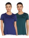 Amazon Brand - Symactive Women's T-Shirt (Pack of 2)...