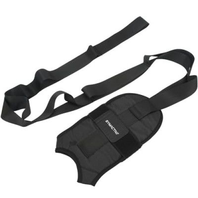 Amazon Brand - Symactive Yoga Belt for Women/Men | 5 Loops Yoga Strap for Stretching