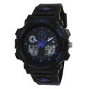 Amazon Brand - Symbol Analog-Digital Men's Watch (Dial Colored Strap)...