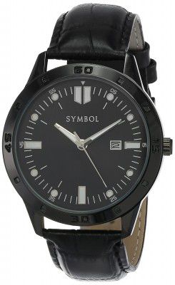 Amazon Brand - Symbol Analog Men's Watch (Dial Colored Strap)