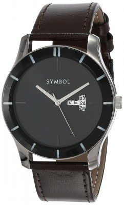 Amazon Brand - Symbol Analog Men's Watch (Dial Colored Strap)