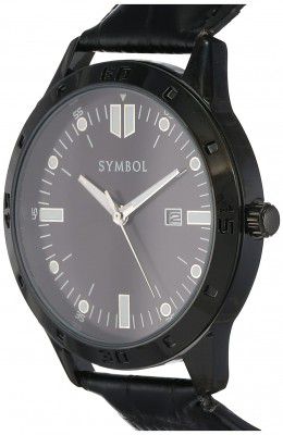 Amazon Brand - Symbol Analog Men's Watch (Dial Colored Strap)