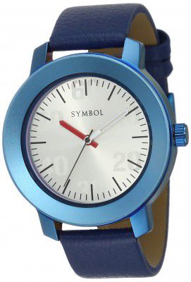 Amazon Brand - Symbol Analog Men's Watch (Dial Colored Strap)