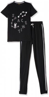 Amazon Brand - Symbol Boys Boys 100% Cotton T-Shirt & Pyjama Set