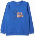 Amazon Brand - Symbol Boys Regular Fit Printed Round Neck Full Sleeves Sweatshirt - 100% ...