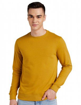 Amazon Brand - Symbol Cotton Blend Men Round Neck Sweatshirt