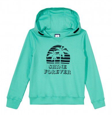 Amazon Brand - Symbol Cotton Girls Hooded Sweatshirt