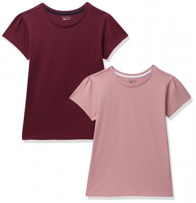 Amazon Brand - Symbol Girl's Cotton Regular Fit T-Shirt
