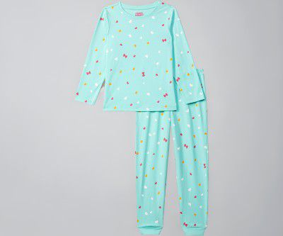 Amazon Brand - Symbol Girls Girls Night Dress | 100% Cotton T-Shirt & Pyjama Set