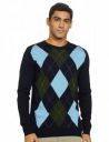 Amazon Brand - Symbol Men Acrylic LS Argyle Pattern Sweater Pullover...