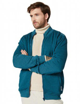Amazon Brand - Symbol Men Cotton Blend High Neck Fleece Sweatshirt