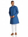 Amazon Brand - Symbol Men Cotton Solid Long Kurta Pyjama Set (2pcs)...