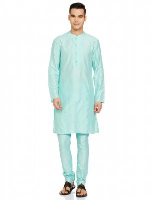 Amazon Brand - Symbol Men Festive Long Kurta & Pyjama Set (2pcs)