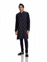 Amazon Brand - Symbol Men Festive Long Regular Fit Kurta & Pyjama Set (2Pcs)...