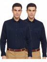Amazon Brand - Symbol Men Formal Regular Fit Shirt (Pack of 2)...