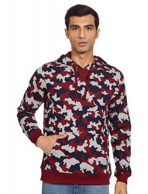 Amazon Brand - Symbol Men Hooded Sweatshirt