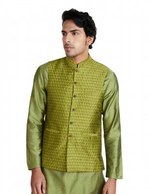 Amazon Brand - Symbol Men Lightweight Nehru Jacket