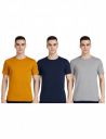 Amazon Brand - Symbol Men Solid Cotton T Shirt | Combo Pack of 3 (Available in Plus Size)...