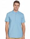 Amazon Brand - Symbol Men's Band Collar Half Sleeve Regular Fit Casual Shirt...