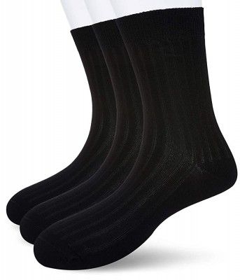 Amazon Brand - Symbol Mens Calf Socks (Pack of 3)