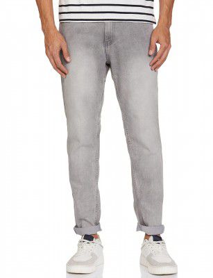 Amazon Brand - Symbol Men's Carrot Fit Cotton Lycra Stretchable Jeans