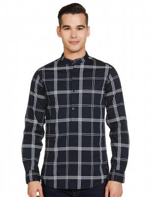 Amazon Brand - Symbol Men's Checkered Regular Fit Casual Shirt
