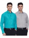 Amazon Brand - Symbol Men's Cotton Formal Shirt | Combo Pack of 2-Regular Fit...