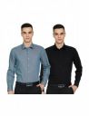 Amazon Brand - Symbol Men's Cotton Formal Shirt | Pack of 2 - Regular Fit (Available in Plus Size)...