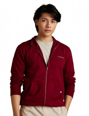 Amazon Brand - Symbol Men's Cotton High Neck Sweatshirt