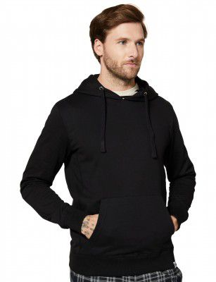 Amazon Brand - Symbol Men's Cotton Hooded Sweatshirt