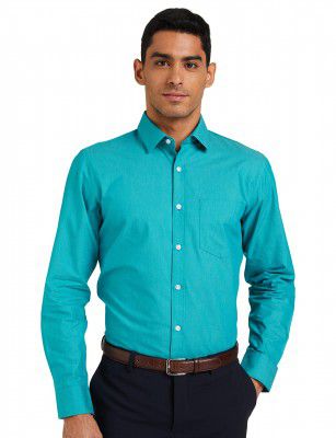 Amazon Brand - Symbol Men's Cotton Slim Fit Shirt