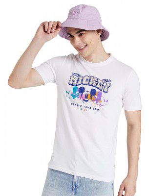 Amazon Brand - Symbol Men's Graphic Disney Regular Fit T-Shirt