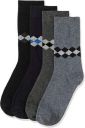 Amazon Brand - Symbol Men's Plain Calf Socks (Pack of 4)...